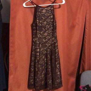 Maroon Sparkle Homecoming/formal dress